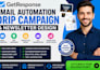 setup getresponse email automation drip campaign newsletter design email setup